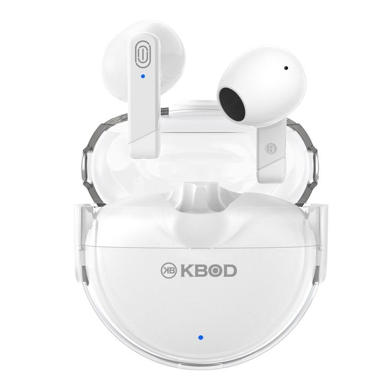 KBOD - Audífonos Inalámbricos Kbod Tws C2 Bluetooth 5.3 Tipo C Blanco