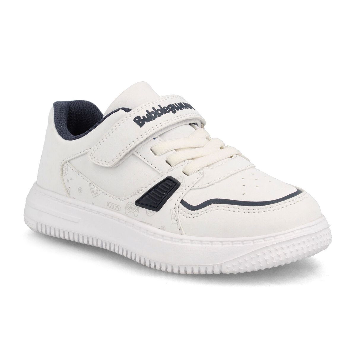 BUBBLE GUMMERS - Zapatilla Niño Bubblegummers Juno Blanco - Azul Marino