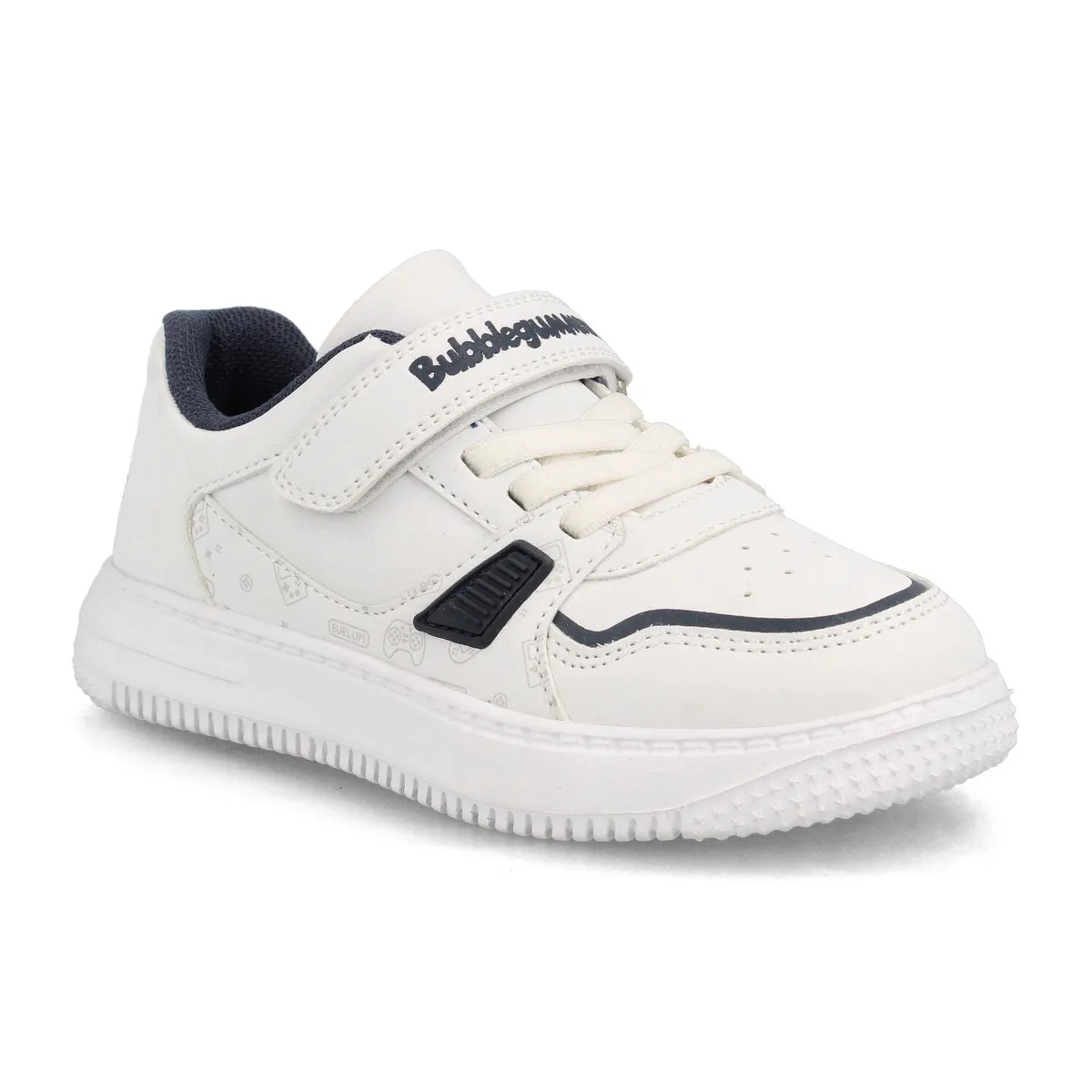 BUBBLE GUMMERS - Zapatilla Niño Bubblegummers Juno Blanco - Azul Marino