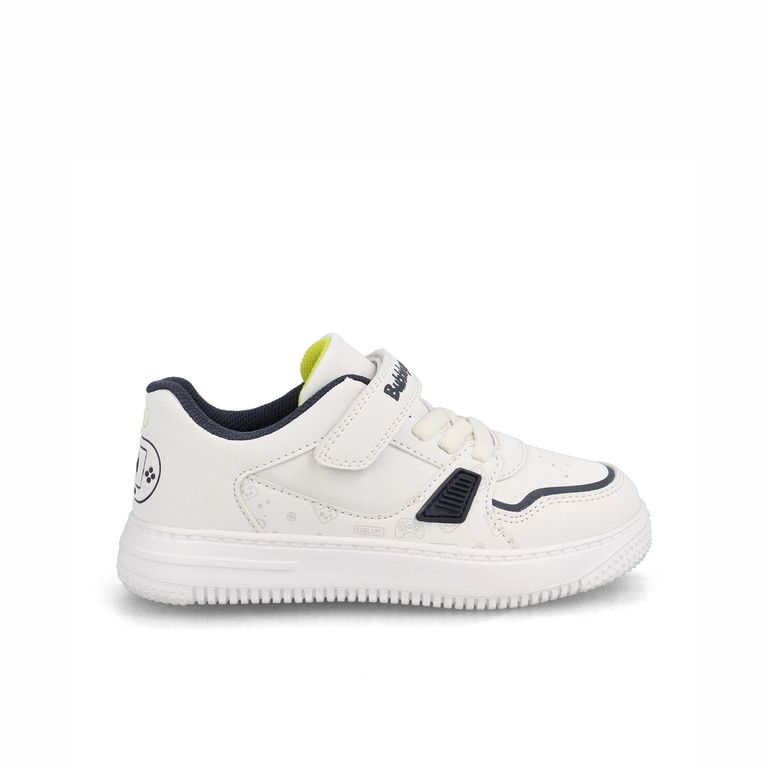 Zapatilla Niño Bubblegummers Juno Blanco - Azul Marino