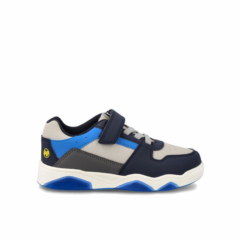 BUBBLE GUMMERS - Zapatilla Niño Bubblegummers Drew Azul Marino - Gris