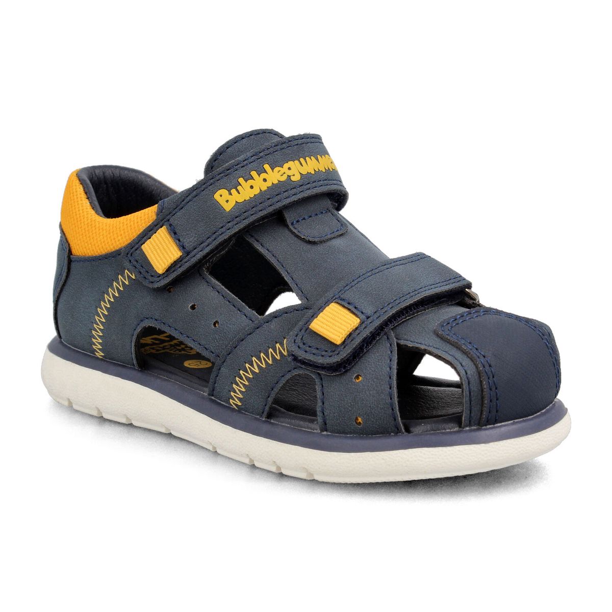 BUBBLE GUMMERS - Zapatilla Niño Bubblegummers Dexter Azul Marino - Amarillo