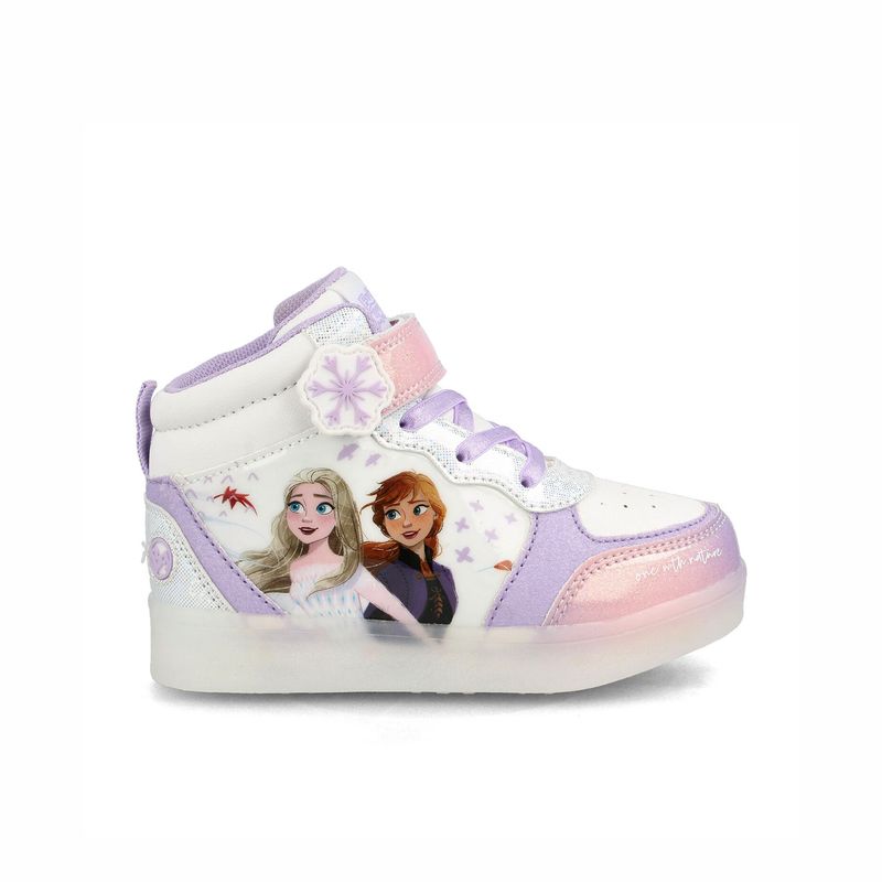 BUBBLE GUMMERS - Zapatilla Niña Bubblegummers Frozen Blanco - Lila