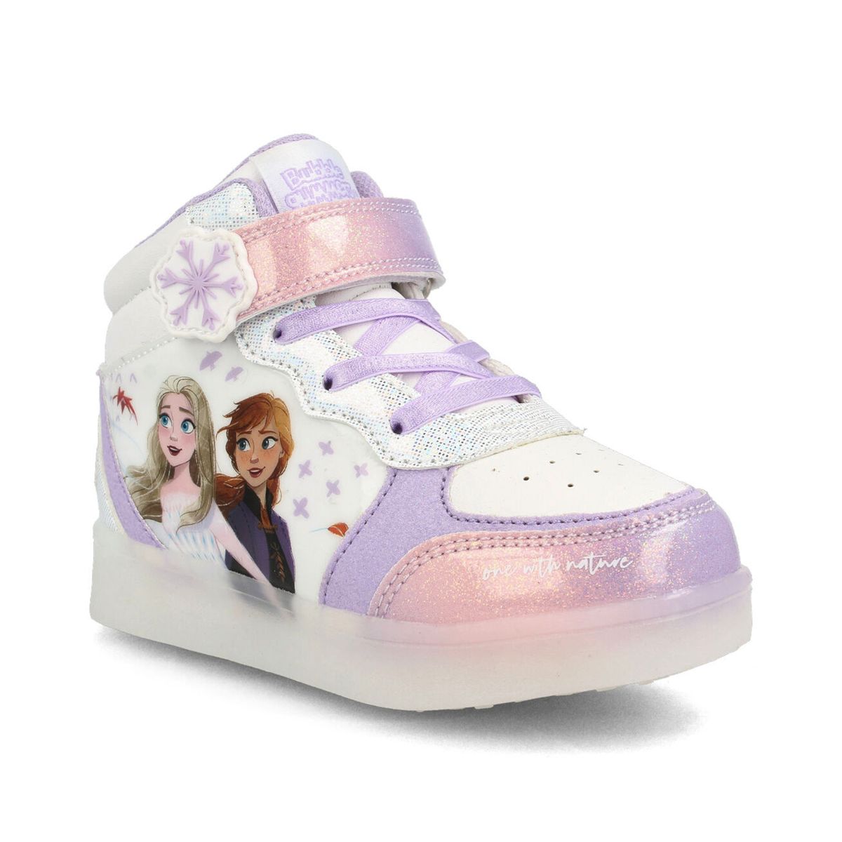 BUBBLE GUMMERS - Zapatilla Niña Bubblegummers Frozen Blanco - Lila