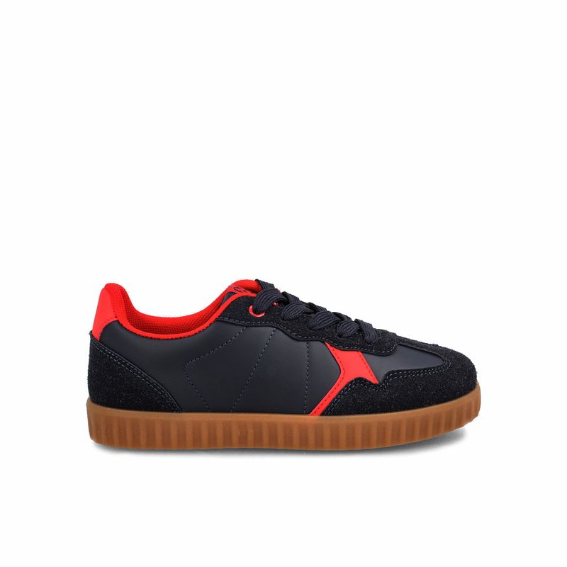 BUBBLE GUMMERS - Zapatilla Niño Bubblegummers Eren Azul Marino - Rojo