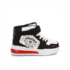 BUBBLE GUMMERS - Zapatilla Niño Bubblegummers Spiderman Blanco - Negro