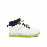 Zapatilla Niño Bubblegummers Nate Blanco - Azul Marino