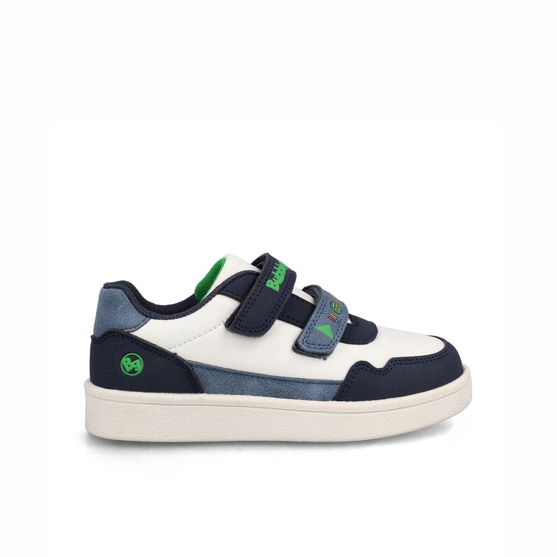 BUBBLE GUMMERS - Zapatilla Niño Bubblegummers Clavel Blanco - Azul Marino