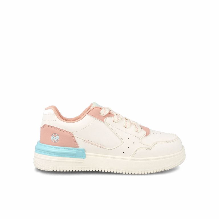 Zapatilla Nina Bubblegummers Aticuss Blanco - Rosa Claro Blanco 30