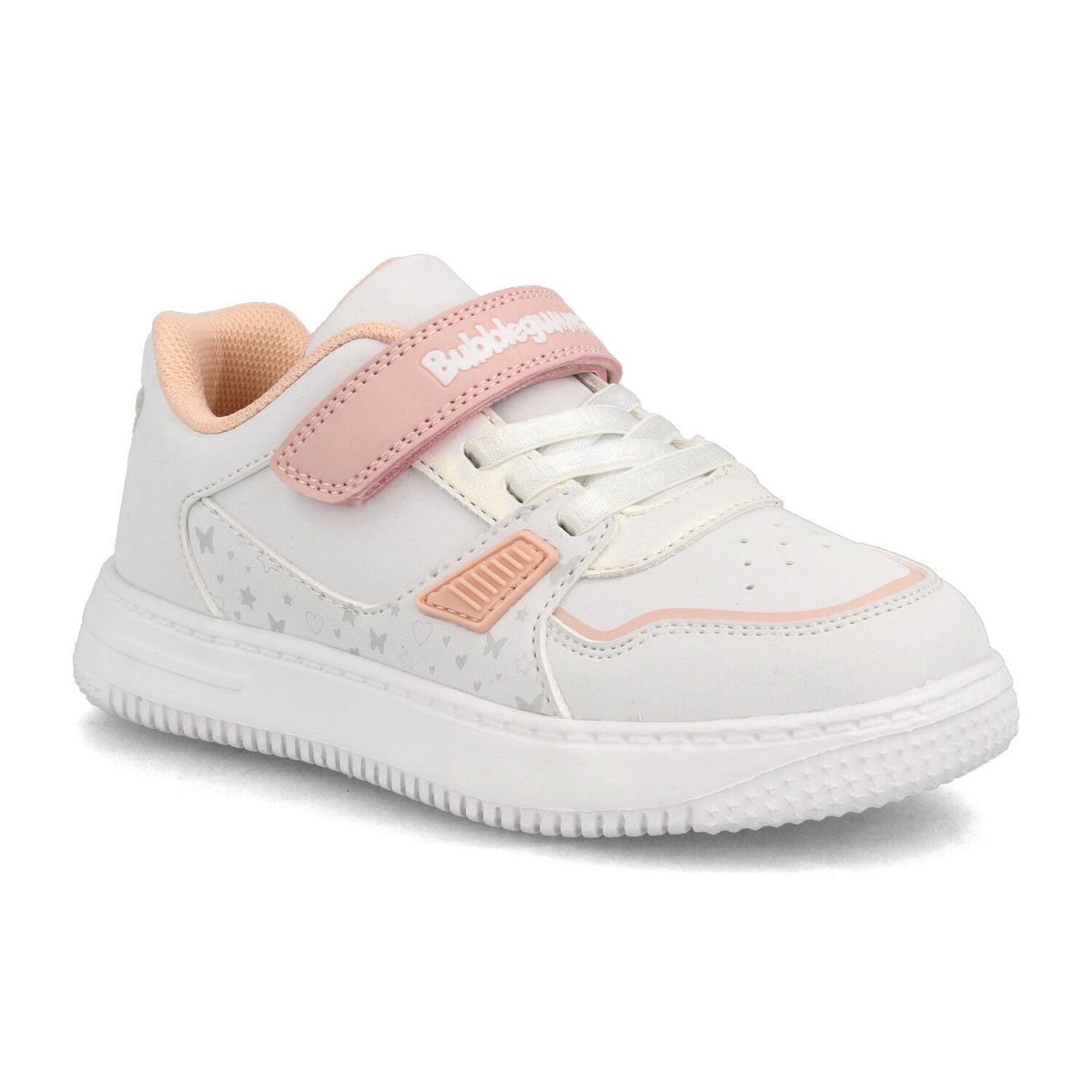 BUBBLE GUMMERS - Zapatilla Niña Bubblegummers Juno Blanco - Rosa Claro