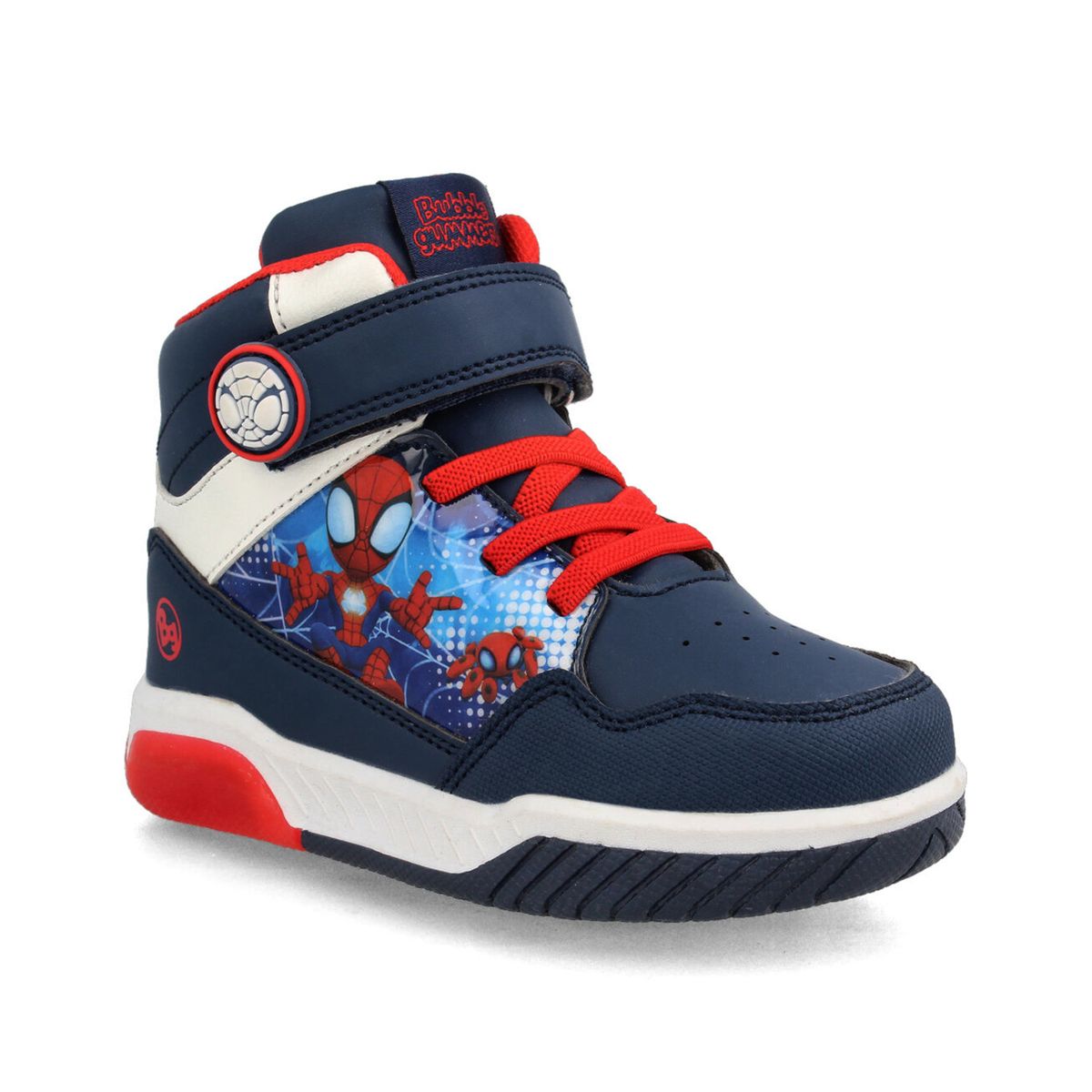 BUBBLE GUMMERS - Zapatilla Niño Bubblegummers Spiderman Azul Marino - Rojo