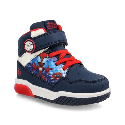 Imagen 2 del producto Zapatilla Niño Bubblegummers Spiderman Azul Marino - Rojo