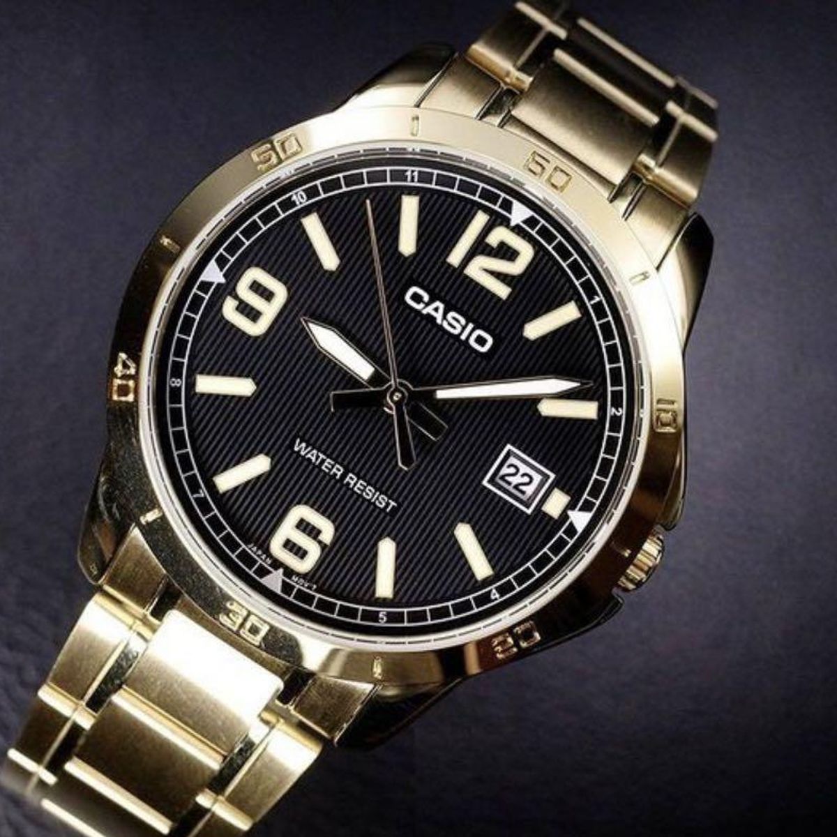 CASIO - RELOJ CASIO MTPV004G-1B HOMBRE ANALOGO METAL