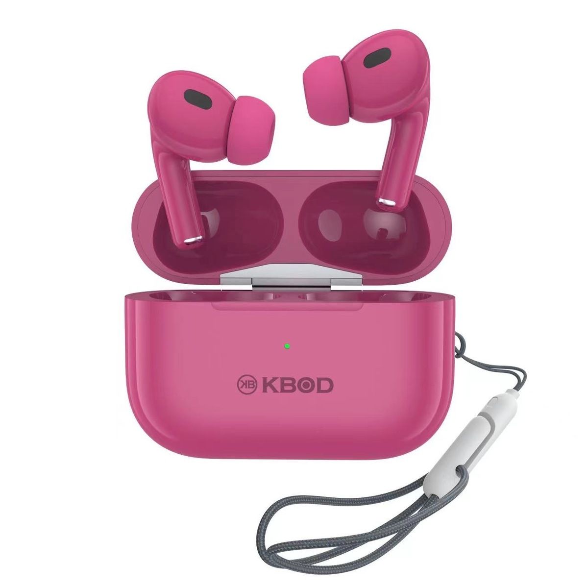 KBOD - Audífonos Inalámbricos Bluetooth 5.4 Kbod Tws C4 Fucsia