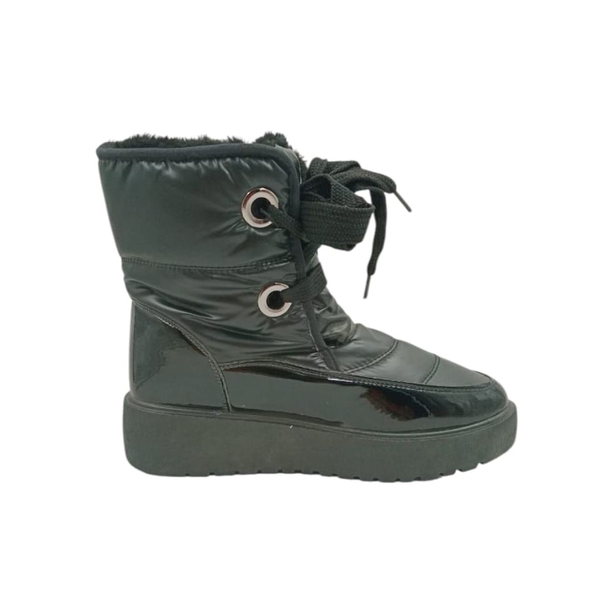 HERIEL - Bota Negra Impermeable Mujer