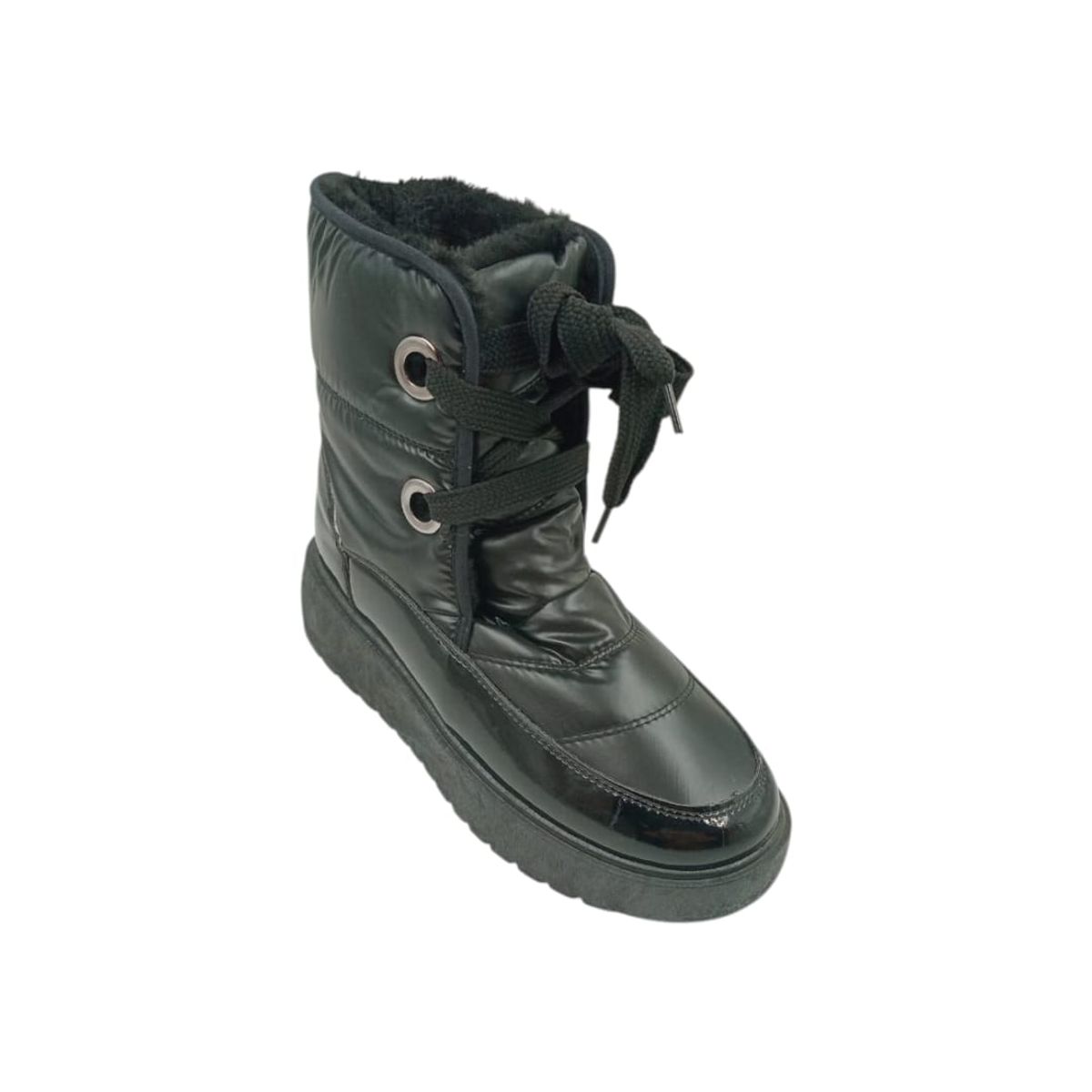 HERIEL - Bota Negra Impermeable Mujer