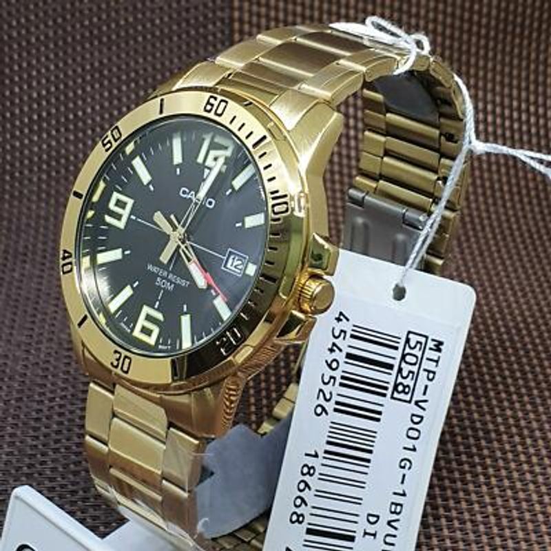 CASIO - RELOJ CASIO MTPVD01G-1B HOMBRE ANALOGO METAL