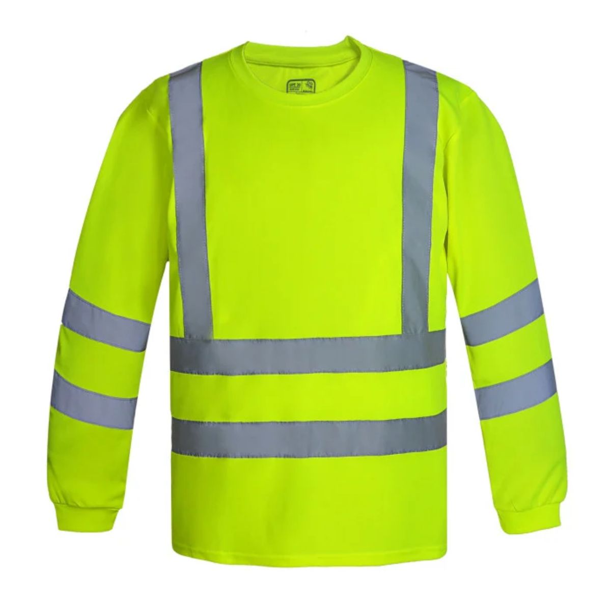 T-WORLD - Polera Dry Fit Manga Larga Hombre Cinta Reflectante