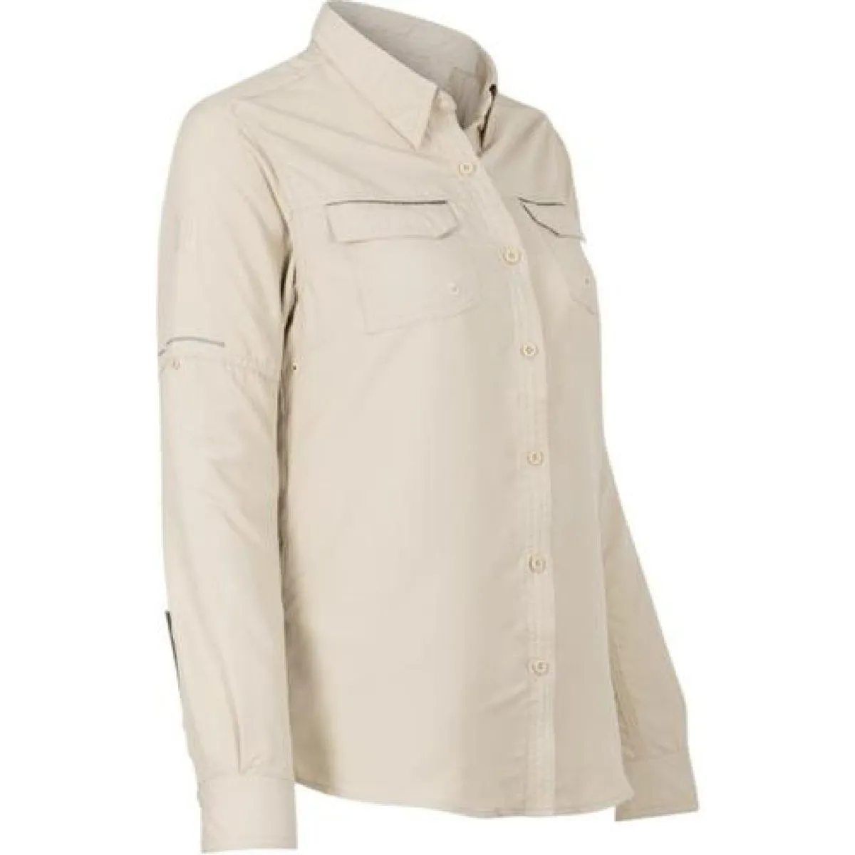 T-WORLD - Blusa Outdoor Trekking Protección Uv Ripstop Ml Mujer