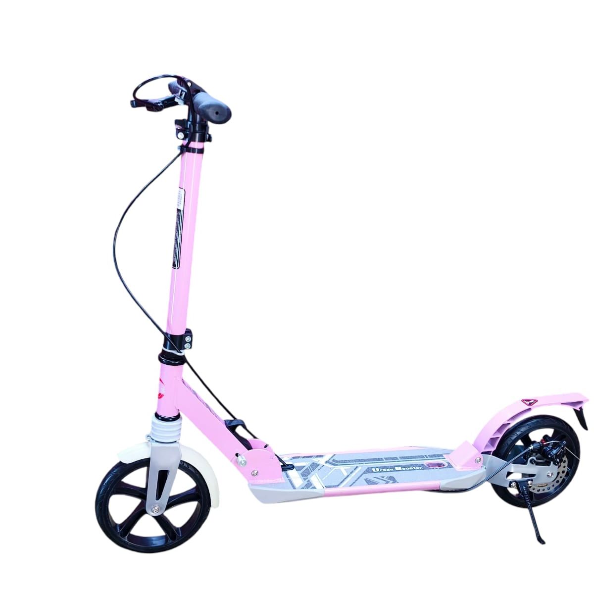 GENERICO - Scooter Monopatín Niños Adultos Con Freno Disco Rosado