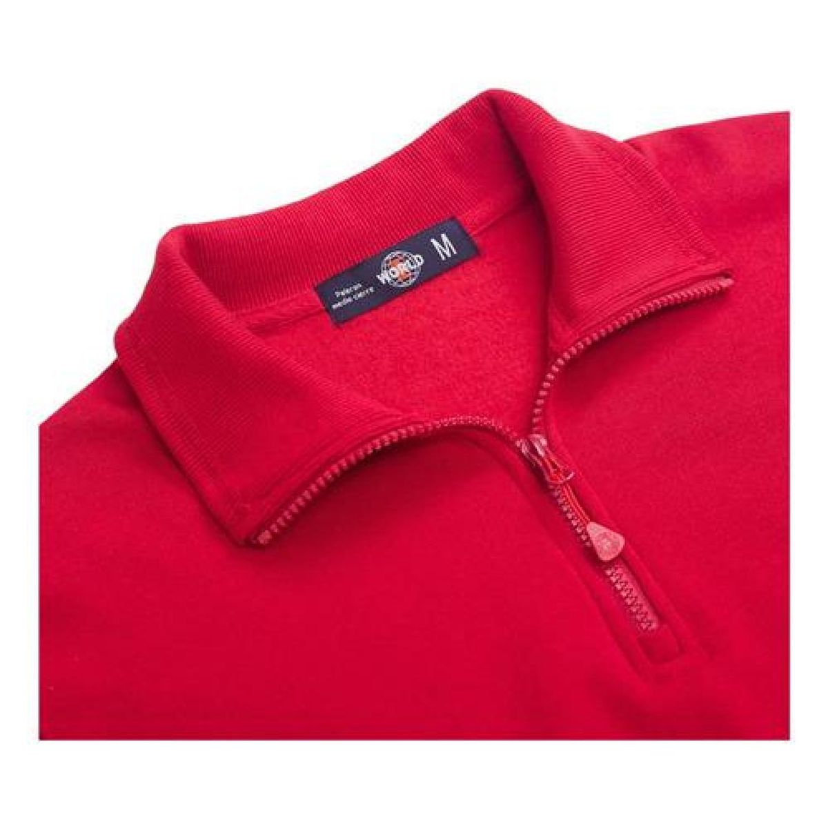 T-WORLD - Polerón Medio Cierre Manga Larga