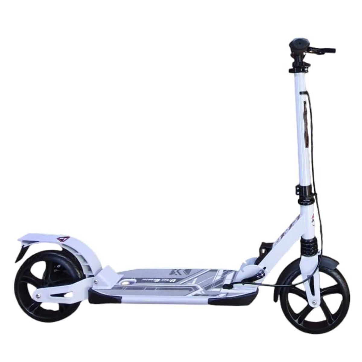 GENERICO - Scooter Monopatín Niños Adultos Con Freno Disco Blanco