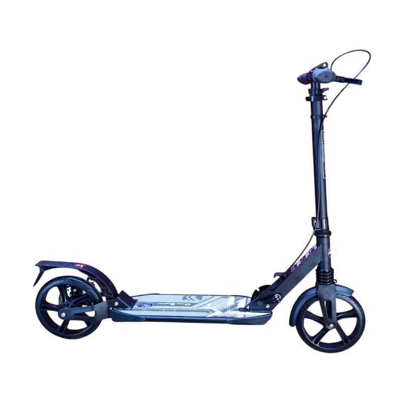 GENERICO - Scooter Monopatín Niños Adultos Negro