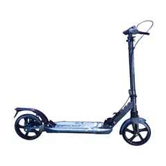 GENERICO - Scooter Monopatín Niños Adultos Negro