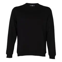 T-WORLD - Poleron Franela Cuello Polo - Negro