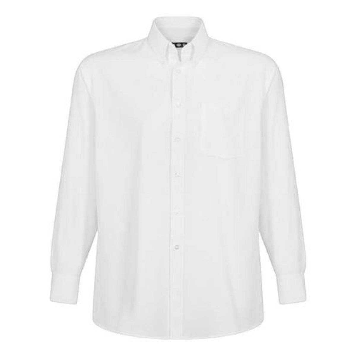 T-WORLD - Camisa Oxford Manga Larga Con Bolsillo