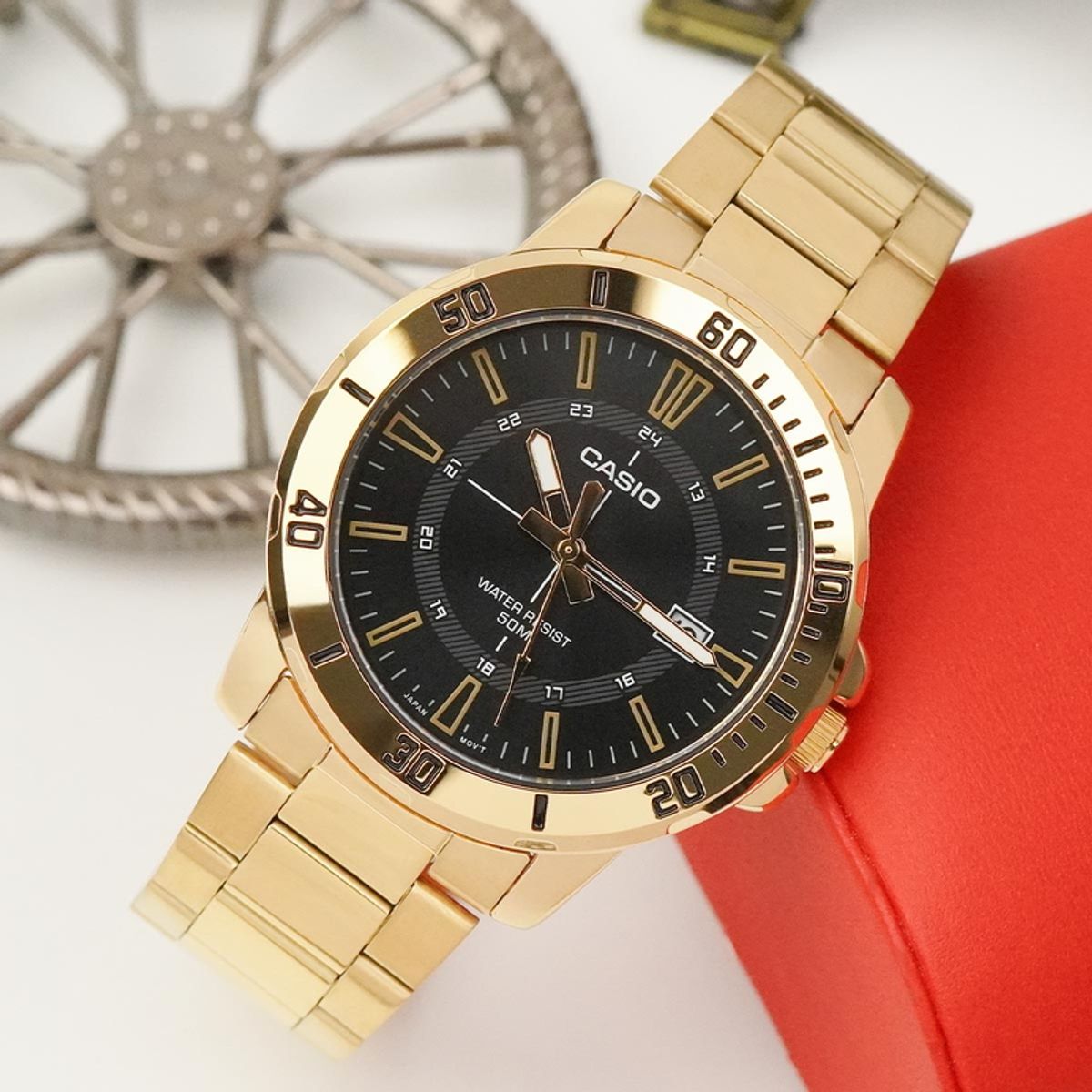 CASIO - RELOJ CASIO MTPVD01G-1C HOMBRE ANALOGO METAL