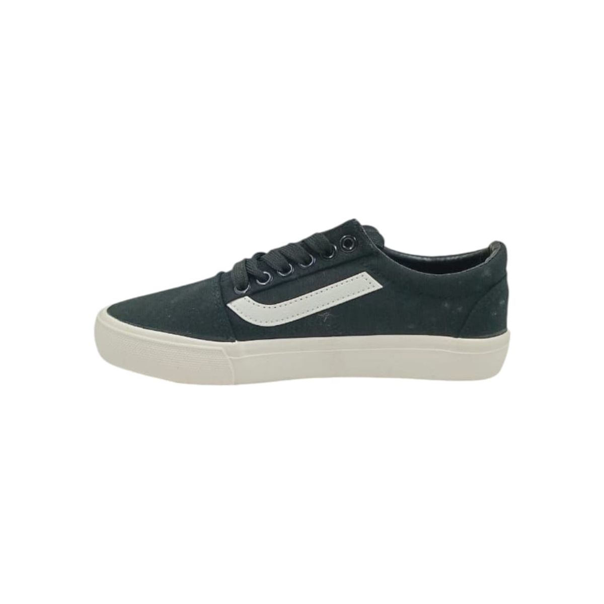 HERIEL - Zapatilla Negra Lona Baja