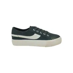 HERIEL - Zapatilla Negra Lona Baja