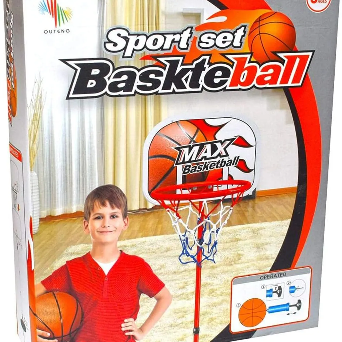 GENERICO - Juguete Set Basketball 120-160cm