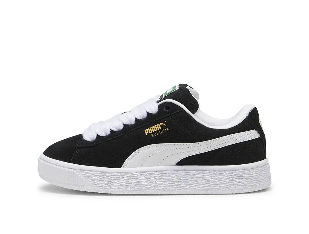 Zapatillas Urbanas Niños Suede Xl Negro