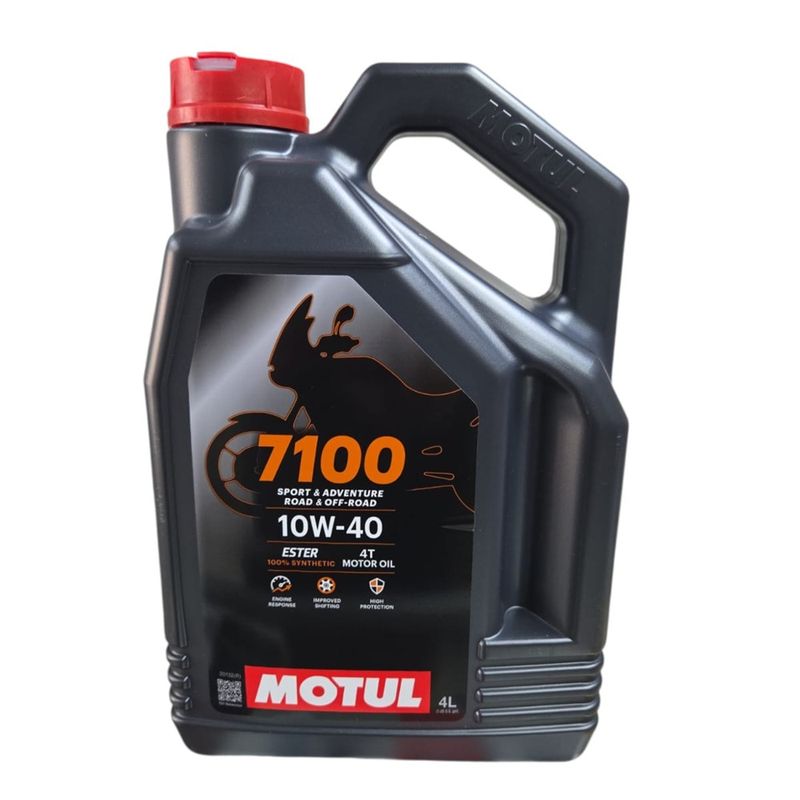 MOTUL - Aceite Moto Motul 10w 40 7100 Full Sintético 4T 4L