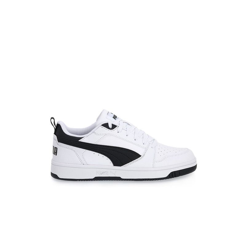PUMA - Zapatilla Puma Rebound V6 Cadete Blanco - Negro