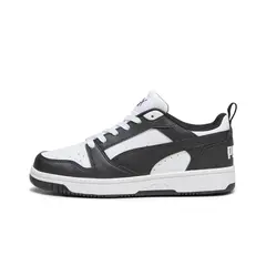 PUMA - Zapatilla Rebound V6 Cadete Negro - Blanco