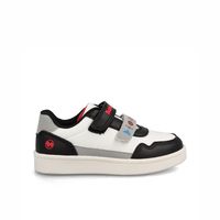 Zapatilla Niño Bubblegummers Clavel Blanco - Negro