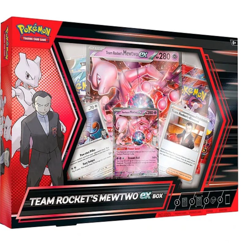 POKEMON - Pokemón Team Rockets Mewtwo Ex Box Inglés