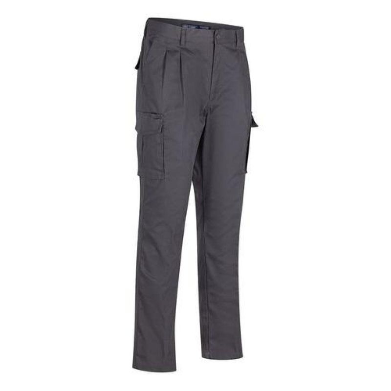 T-WORLD - Pantalon Cargo Classic Hombre - Negro