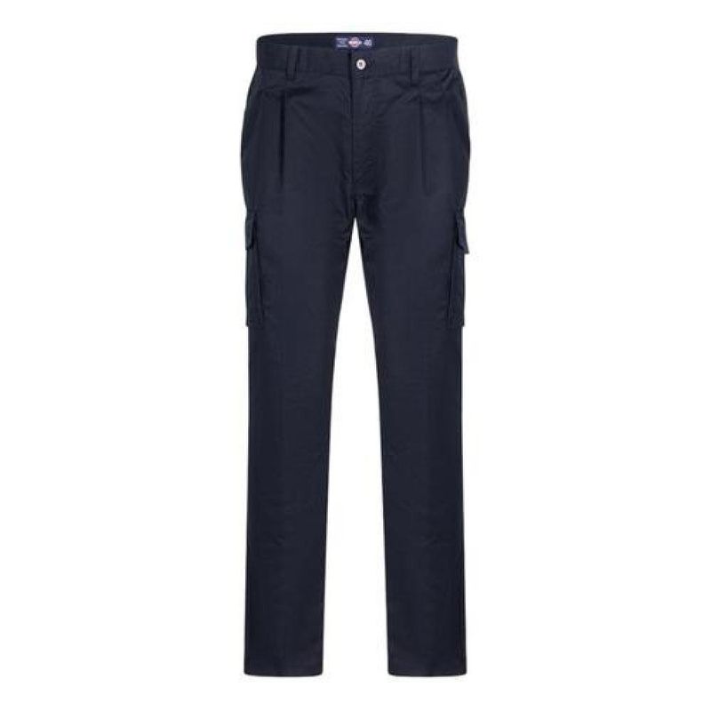 T-WORLD - Pantalón Cargo Classic Executive Mujer Color - Azul Marino