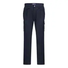 T-WORLD - Pantalón Cargo Classic Executive Mujer Color - Azul Marino