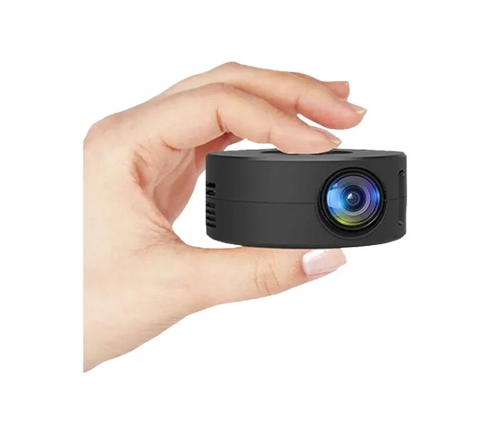 Mini Proyector Led Control Remoto Rotundity Tft Lcd Color Negro