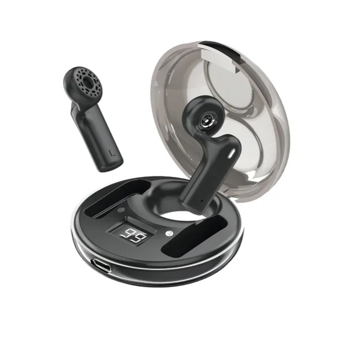 GENERICO - Auriculares In-ear Tws Inalámbricos Versión 5.3 Vidvie Bt872 Color Negro