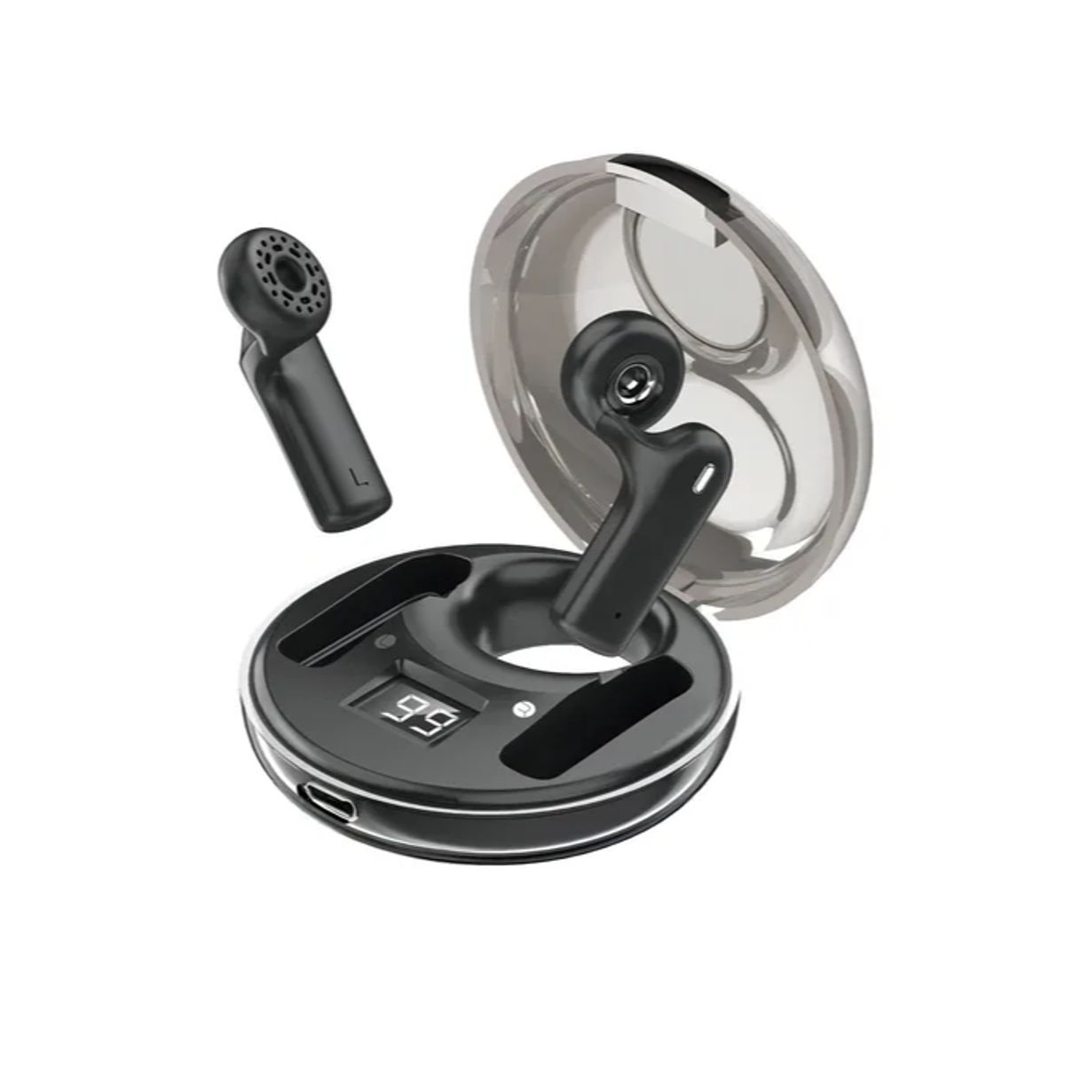 GENERICO - Auriculares In-ear Tws Inalámbricos Versión 5.3 Vidvie Bt872 Color Negro