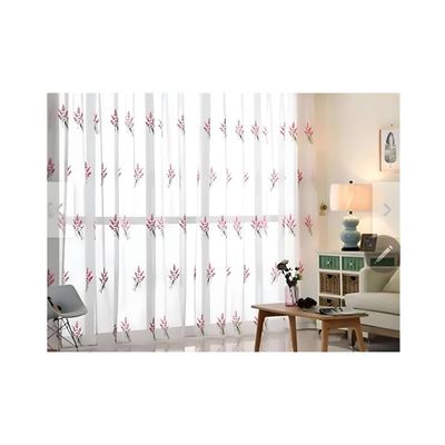 Imagen 2 del producto VISILLO CORTINA LAVANDAS 140x230 Cm 2 PAÑOS