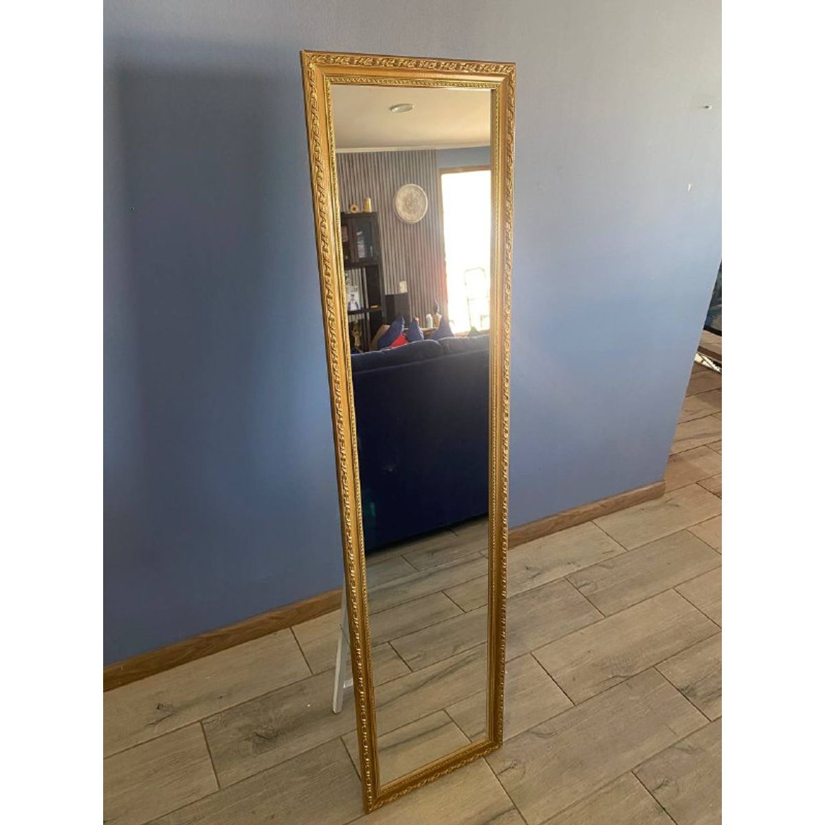 DEKAM DISEÑO - ESPEJO PEDESTAL GRECA DORADO 148X38 CMS