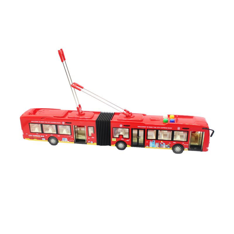 PUNTO STORE - Bus Juguete A Fricción Luz Y Sonido Escala 116 - PS