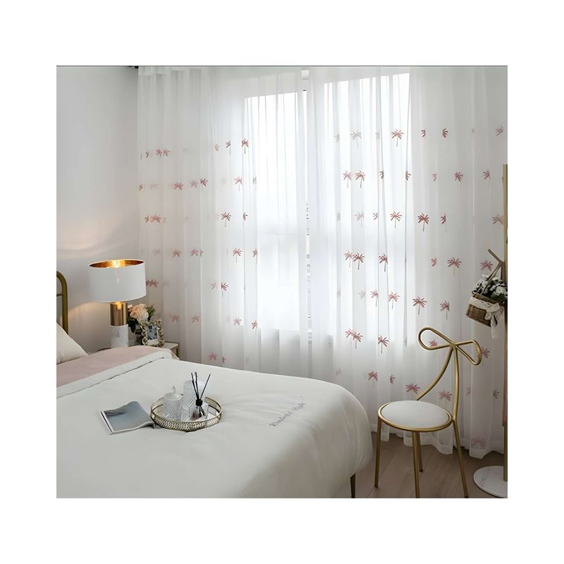 GENERICO - CORTINA VISILLO  LAVANDAS 140x230 Cm 2 PAÑOS